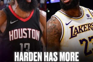 历史级成就！BR用数据图为哈登庆生：50+场次超詹姆斯 三分命中数胜雷-阿伦