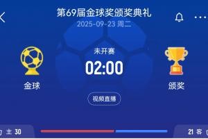 登贝莱or亚马尔？科贝电台：小罗将作为颁奖嘉宾颁发金球奖